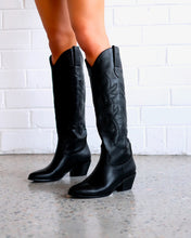 Load image into Gallery viewer, Billini Urson Black Cowgirl Boots
