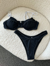 Load image into Gallery viewer, Reverse Stitch Bikini Top With Bows
