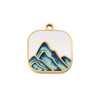 Gold Mountain Charm