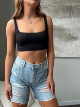 Load image into Gallery viewer, Square Neckline Cropped Tank
