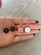 Load image into Gallery viewer, Upcycled Designer Louis Vuitton Charm Necklace
