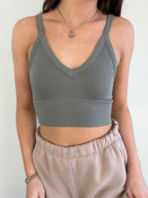Load image into Gallery viewer, Nikibiki Cropped V Neck Thin Strap

