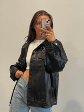 Load image into Gallery viewer, Oversized Faux Leather Jacket
