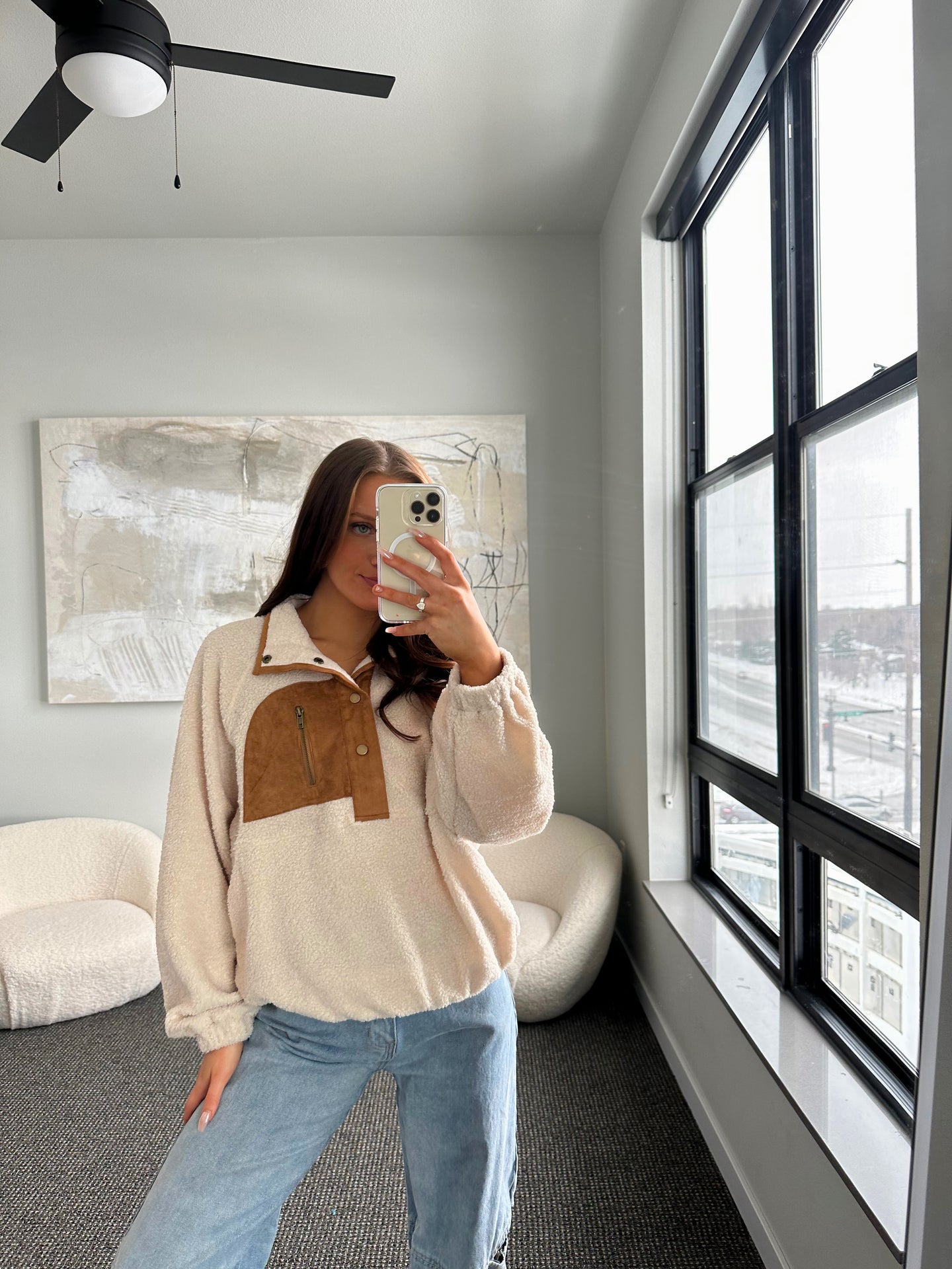 Ivory Cozy Pull Over