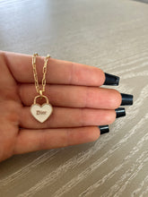 Load image into Gallery viewer, Upcycled Designer Christian Dior Heart Necklace

