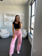 Load image into Gallery viewer, JBD Pink Lemonade Retro High Rise Jeans
